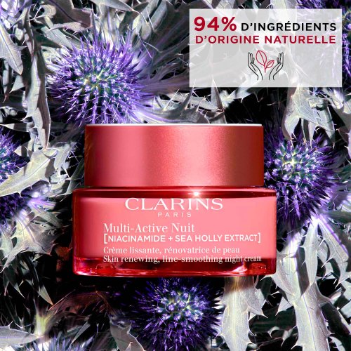 CLARINS-Multi-Active Nuit - Crème lissante, rénovatrice de peau